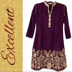 Hand Embroidered Indian Dress